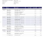 United Kingdom Natwest bank statement template in Word and PDF format (2 pages)