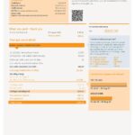 United Kingdom British Gas utility bill, Word and PDF template, 4 pages