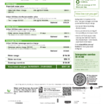 Australia Urban Utilities .doc and .pdf utility bill template