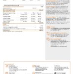 Australia Alinta Energy gas utility bill template in Word and PDF format, 2 pages