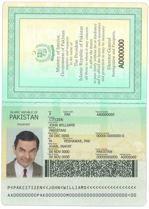Pakistan Editable Templates 3 Authentic Pakistan PSD Passport Template