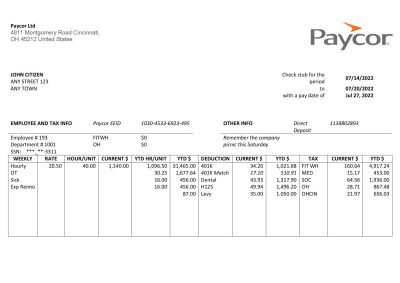USA software technologies company employee sheet template in Word and PDF format