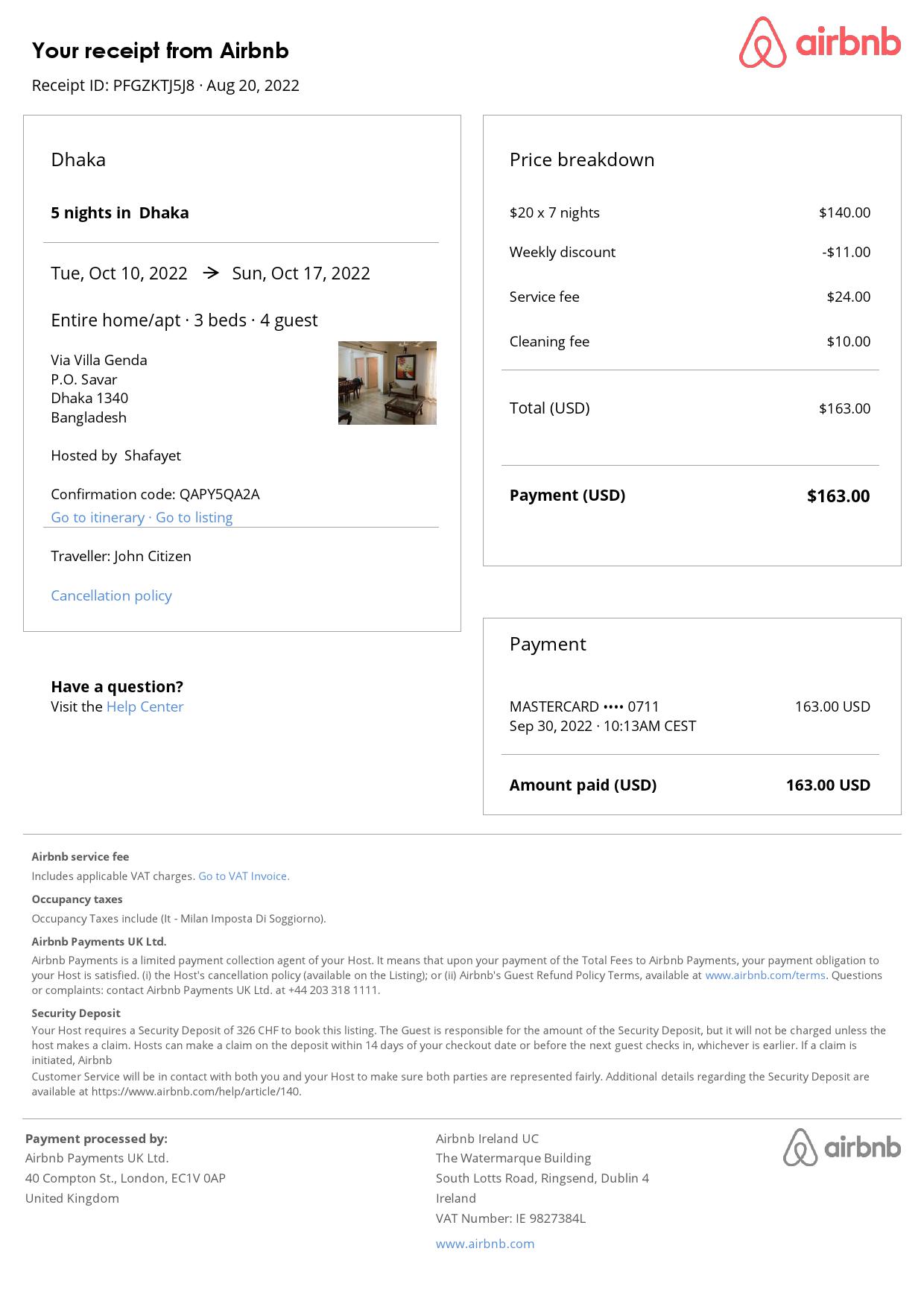 Editable Bangladesh Hotel Booking Form Template | Fillable PDF