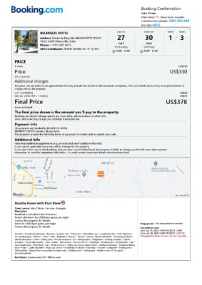 Editable Haiti Hotel Booking Form Template | Fillable PDF