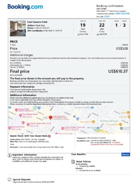 Customizable Libya Airbnb Reservation Template | Word & PDF Formats