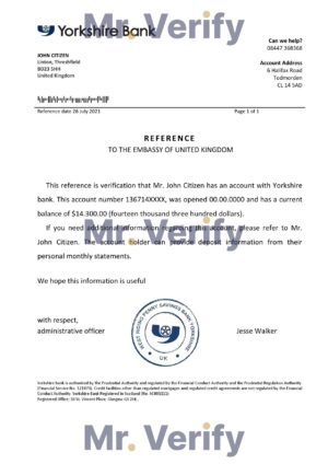 England Editable Templates 5 Download United Kingdom Yorkshire Bank Reference Letter Templates | Editable Word