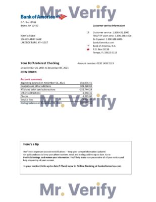 Download USA Bank of America Bank Reference Letter Templates | Editable Excel