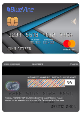 Fillable USA California BlueVine bank mastercard Templates