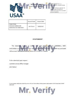 Download USA USAA Bank Reference Letter Templates | Editable Word